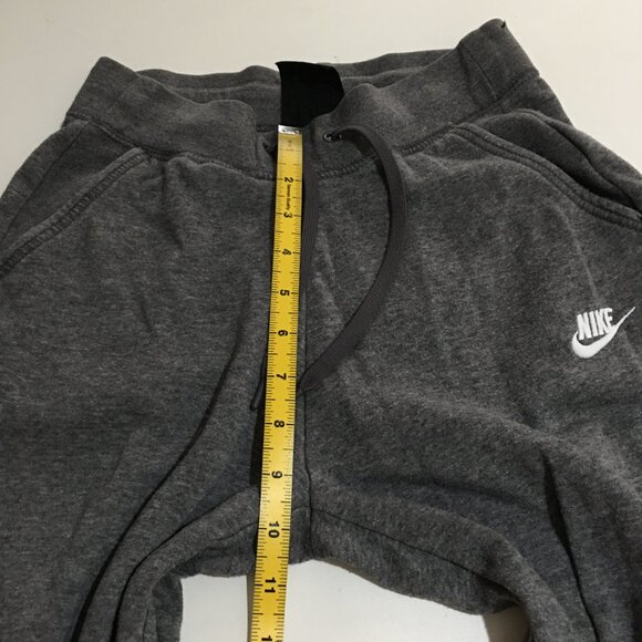 Nike Sportswear Fleece Womens XS Gray Joggers Sweatpants - Picture 8 of 10